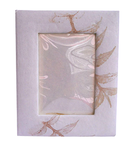 กรอบรูปภาพสีครีมลายใบไม้ธรรมชาติขนาด10x8 "ทำมือของขวัญตกแต่งบ้านสมัยใหม่ - Product Image 2