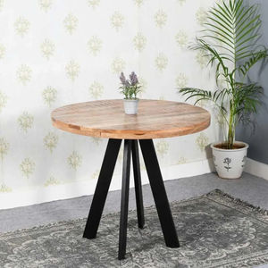 Muebles de comedor de forma elegante, mesa de comedor ovalada de madera de mango macizo para sala de estar, restaurante, hogar, oficina y juego de mesa de comedor - Product Image 2