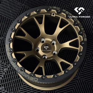 Poles roda balap 15x10 17x11 17x10 2 buah roda tarik Beadlock tempa untuk Charger Hellcat supra GT-R RS3 corvette Z06 C7 - Product Image 3