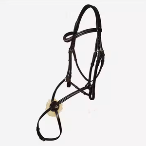 Bridon et licol en cuir équestre de haute qualité, durable, pour l'extérieur, certifié CE ISO-13485, MOQ 1, personnalisation - Product Image 1