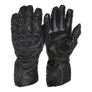 Outdoor Cycling Racing <b>Gloves</b> Long-Protected Off-Road Perforated Leather <b>Gloves</b> for Mountain Sports Breathable - Product Image 1