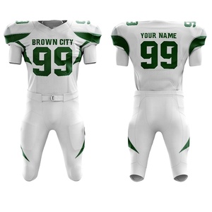American Football Uniform Custom Design Your Own Sublimation Team Youth American Football Jersey - Product Image 4