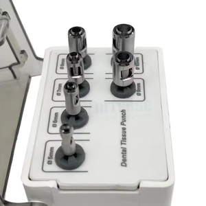 6 Piezas de Fresas Manuales para Implantes Dentales, Punzón Doble para Tejidos, Acero Inoxidable, Herramientas de Implante con Agarre Ergonómico, INSTRUMENTOS QUIRÚRGICOS - Product Image 4