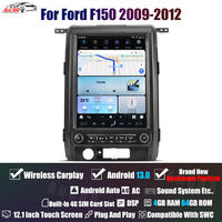 Aucar 12.1 "dernier Android 13 Tesla Style écran voiture stéréo vidéo lecteur DVD GPS Navigation pour Ford F150 2009-2012 autoradio