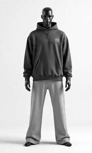 Conjuntos Deportivos Personalizados de Último Diseño 2026, Chándales de Felpa para Hombre, 100% Algodón Premium, Corte Deportivo, Lisos - Product Image 5