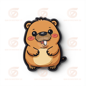 Patchs thermocollants personnalisés en PVC 3D, motif animal de dessin animé, écologiques, sans nickel, pour vêtements, chapeaux, formes de marque personnalisées - Product Image 2