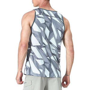 Camisetas sin mangas transpirables para hombre, Fitness para camiseta sin mangas, camisetas informales, chaleco, camiseta transpirable de verano, fácil de usar - Product Image 2