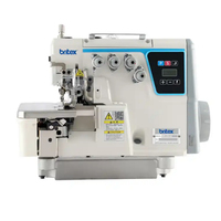 Machines à coudre industrielles de surjet de vitesse superbe d'ordinateur de BR-G9-4D pour la marque de Britex d'usine de vêtement