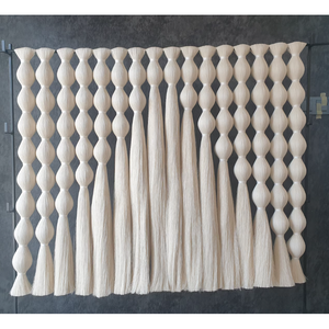 Tapiz de Fibra Moderno Hecho a Mano, FLOR PEYOTE, Tapiz de Pared Grande de Macramé, Cuerda Asimétrica de Estilo Mexicano, Tapiz de Pared Colorido - Product Image 1