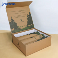 Revestimiento de papel de aluminio reciclado impreso personalizado, regalo de té suelto, embalaje magnético de chocolate, caja de regalo de lujo para pequeñas empresas
