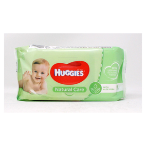 Huggies Baby Wipes 56s Ces chiffons épais en coton sont durables et humides même si le paquet est laissé ouvert. - Product Image 3
