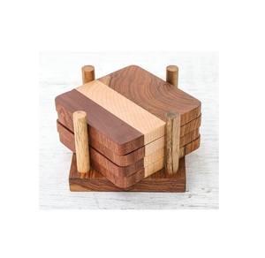 Unique Design Fresh Natural <b>Wooden</b> <b>Coaster</b> Unique Design Round Shape Cup Glass <b>Coasters</b> For Use Table Top Cheap Price Product - Product Image 3