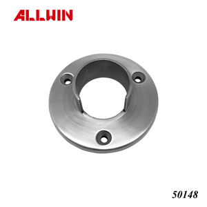 Modern Design Stainless <b>Steel</b> Handrail <b>Railing</b> Short Dome Neck Square Base Flange Cover for Post Balcony Stair Villa Mall - Product Image 3
