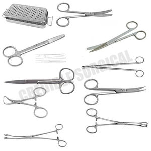 ชุดเครื่องมือผ่าตัดด้วยมือสแตนเลสเยอรมันเครื่องมือทางการแพทย์ที่น่าเชื่อถือสำหรับการผ่าตัดได้รับการรับรองจาก CE - Product Image 1
