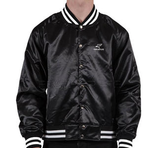 Venta caliente en la chaqueta de satén por encargo Lettermen chaqueta logotipo personalizado invierno hombres Lettermen chaqueta - Product Image 3