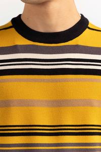 Pull à col rond en maille épaisse à manches longues, uni, couleur unie, personnalisable, pour homme - Product Image 6