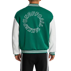 Ropa de calle de diseño único fabricada en Pakistán, las mejores chaquetas de béisbol con letras para hombre, Material de plumón de alta calidad - Product Image 5