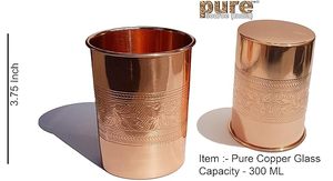 Vaso de Agua Auténtico Hecho a Mano de Cobre Puro Ecológico de Alta Calidad con Gran Capacidad y Acabado Brillante para Beneficios para la Salud y Desintoxicación - Product Image 3