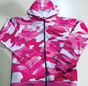 Sweat-shirts à capuche surdimensionnés en molleton épais en coton polyester pour hommes, logo personnalisé imprimé - Product Image 6