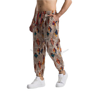 Pantalones Deportivos con Estampado Gráfico en Toda la Superficie, Transpirables, de Tela Suave, para Uso en Exteriores - Product Image 3