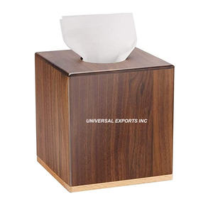 Boîte à mouchoirs en bois rectangulaire Qualité supérieure Nouveau porte-mouchoirs fait à la main Boîte à mouchoirs design classique et élégante - Product Image 2