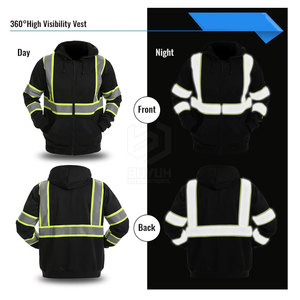 Vêtements de travail réfléchissants Sweat à capuche de sécurité Sweat à capuche de sécurité imperméable Vêtements de travail Sweat à capuche de sécurité pour hommes - Product Image 2