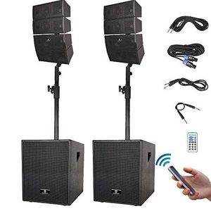 Sistema de Sonido Profesional de Alta Calidad, Altavoces Line Array Pasivos, Equipo de Sonido para DJ de 12 Pulgadas, Configuración Completa - Product Image 1