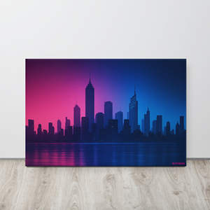 IB Studios Skyline Radiance - Arte en lienzo fino de diseño contemporáneo - Product Image 1