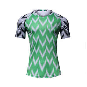 Uniforme de Fútbol Unisex, Cuello Redondo, Teñido en Prenda, Diseño Ajustado, Material Transpirable de Secado Rápido, Alta Calidad, Colores y Logotipos Personalizados para Equipos - Product Image 3
