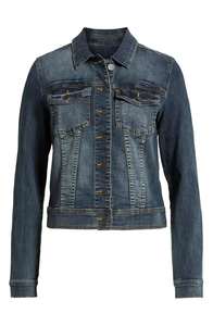 Chaqueta Vaquera de Invierno Personalizada 2025-26 para Mujer, Transpirable, OEM, Tejido de Algodón Lavado con Pigmentos, Chaqueta Vaquera de Manga Corta para Mujer - Product Image 4