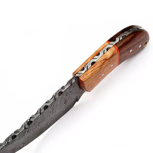 Venta caliente nueva llegada Cuchillo de caza con mango de madera de olivo Cuchillos de caza al aire libre Mango de madera de Olivo - Product Image 3