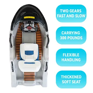 NUEVO PRODUCTO DE ALTA DEMANDA RUSH-WAVE KT-0602 Mini Bote Eléctrico de Carreras, Moto Acuática para Esquí Acuático en Lagos y Ríos - Product Image 5