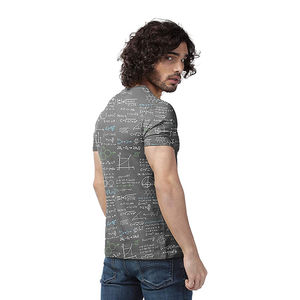 Camiseta de cuello redondo con patrón liso y liso, camiseta informal de algodón suave para uso diario, camiseta interior de moda de verano holgada para hombre - Product Image 2