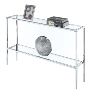 Mesa de consola contemporánea europea, mesa de consola fundida de metal en estilo glamuroso para el hogar, pasillo, dormitorio, oficina y hotel - Product Image 6