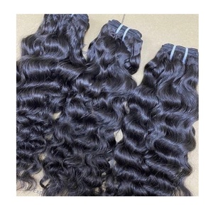 Cheveux indiens bruts, extensions de cheveux humains vierges non traités, vente en gros de cheveux humains vierges bruts, cuticules alignées - Product Image 6