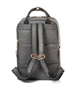 Pugmark élégant Vintage étanche anti-vol Kraftpaper sac à dos hommes femmes végétalien ordinateur portable compartiment Design étudiants à la mode - Product Image 4