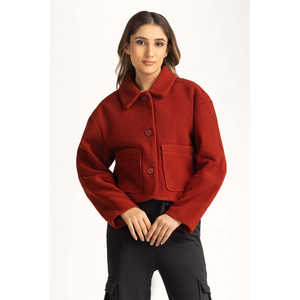 Chaqueta Sintética de Piel de Oveja para Mujer, Modelo WM-JKT-WS24-013, Tallas S/M/L, Temporada Otoño, Teñida, Poliéster, Spandex, Forro de Piel Sintética - Product Image 6
