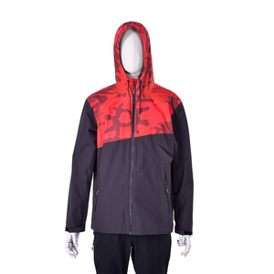 Veste coupe-vent softshell d'hiver en gros OEM imperméable respirante coupe-vent doublée polaire col montant pour activités de plein air et usage décontracté - Product Image 1
