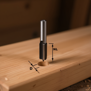 Fraise à rainurer Festool HW S12 à pointe en carbure - Product Image 3