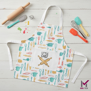 ผ้ากันเปื้อนเด็ก2026เป็นมิตรต่อสิ่งแวดล้อมแบบซักได้ทำจากผ้าฝ้าย100% และวัสดุโพลีคอตตอน - Product Image 3