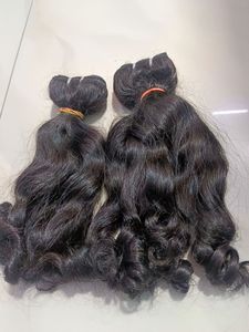 Tissage 100% Cheveux Humains Indiens de Temple aux Cuticules Alignées Extensions Bouclées Baby Curly Couleur Claire Non Traitées - Product Image 5