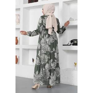 Vestido Casual con Estampado Floral y Detalle de Cordón - Product Image 5