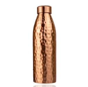 100% Leak Proof Pure Copper <b>Water</b> <b>Bottle</b> for Traveling Yoga and Gym, Diamond Cut Hammered <b>Metal</b> <b>Bottle</b> for Wedding Gifts - Product Image 2