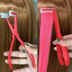 Alicates de acero hechos a medida de alta calidad, multifunción, superficie plana, pelo Flexible, antideslizante, cinta eficiente, Color rojo - Product Image 6