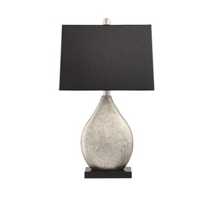 Lampe de table à LED en tissu moderne de conception de feuille d'or postmoderne créative américaine de vente directe d'usine pour la maison - Product Image 3