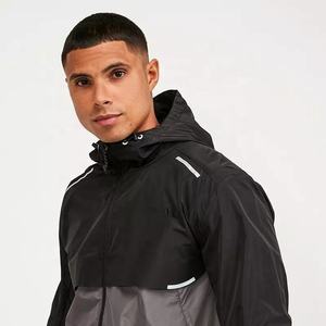Wholesale Fashion Gym <b>jacket</b> Reflective Woven Hoodie Athletics Pocket Training Sports <b>Jacket</b> <b>man</b> - Product Image 3