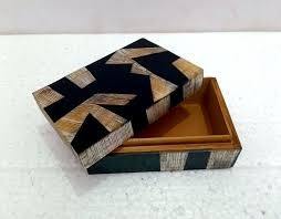 Boîte à bijoux artisanale en corne noire et brune |   Boîte de rangement ronde élégante pour bijoux, souvenirs et décoration intérieure, échantillon gratuit - Product Image 6