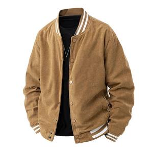 เสื้อแจ็คเก็ตคอปกตั้งด้านหน้าสไตล์วินเทจผ้าฟลีซระบายอากาศได้ดีดีไซน์สำหรับทุกเพศโลโก้ตามสั่ง - Product Image 4