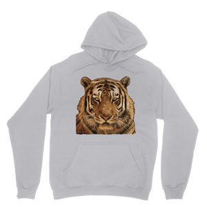 Sudadera Clásica con Capucha de Tigre para Adultos, Tejido French Terry, Diseños Impresos Digitalmente, Bordado 3D, XXS, Antiarrugas, Color Sólido - Product Image 3