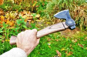 Wholesale Customized Top Quality OEM ODM Service Axe Hand Forged Carbon Steel Hatchet Wooden <b>Handle</b> for Outdoor Use Industrial - Product Image 6